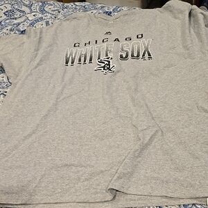 ❤️10/$20 new Majestic Gray Chicago White Sox Men's Shirt